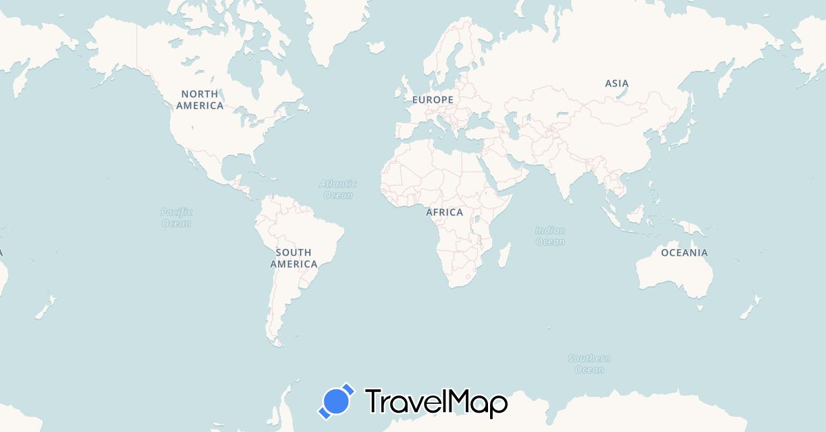 TravelMap itinerary: driving, bus, cycling, hitchhiking in Azerbaijan, Georgia (Asia)
